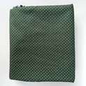 Lining in green with white polka dots for Sarner knitted jacket and loden jacket