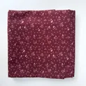 Innenfutter in Bordeaux mit zartem Blumenmuster für Sarner Strickjacke